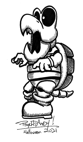 how to draw koopa troopa